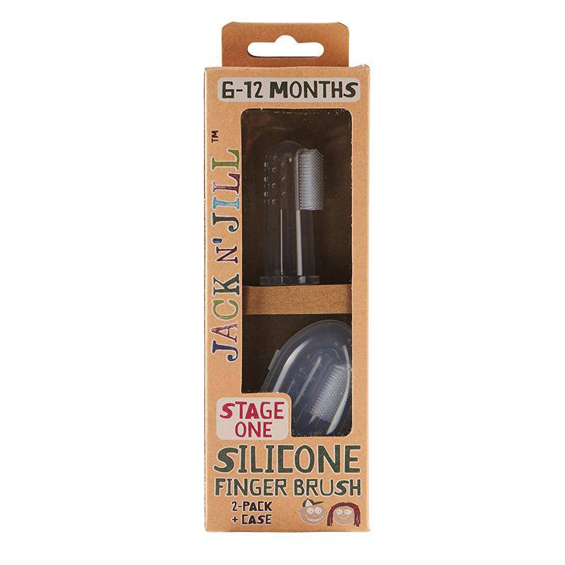 Silicone Finger Brush Stage 1 - 2 Pack - Wellbeing Island - AU