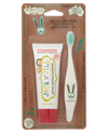 Tooth Buddy Pack - Natural Toothpaste Strawberry + Bio Toothbrush Bunny - Wellbeing Island - AU
