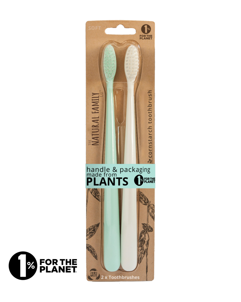 Toothbrush Twin Pack - Rivermint & Ivory Desert - Wellbeing Island - AU