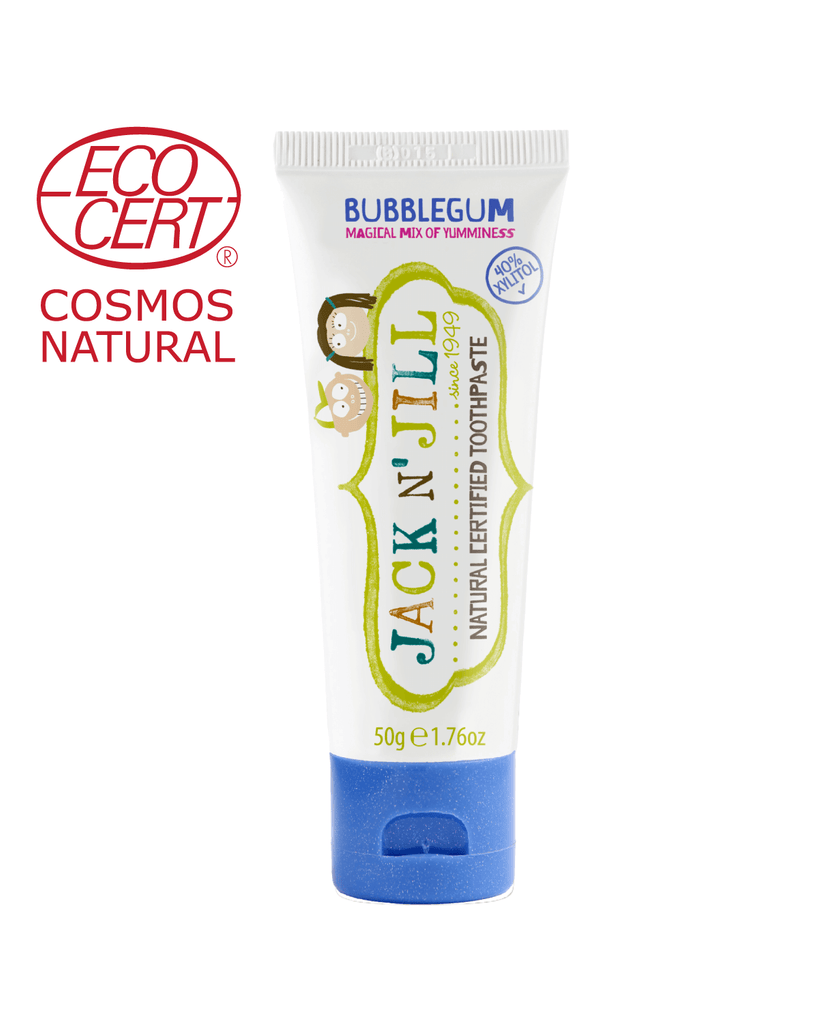 Natural Certified Toothpaste Bubblegum 50g - Wellbeing Island - AU