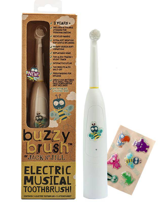Electric Musical Toothbrush Buzzy Brush (3+ yrs) - Wellbeing Island - AU