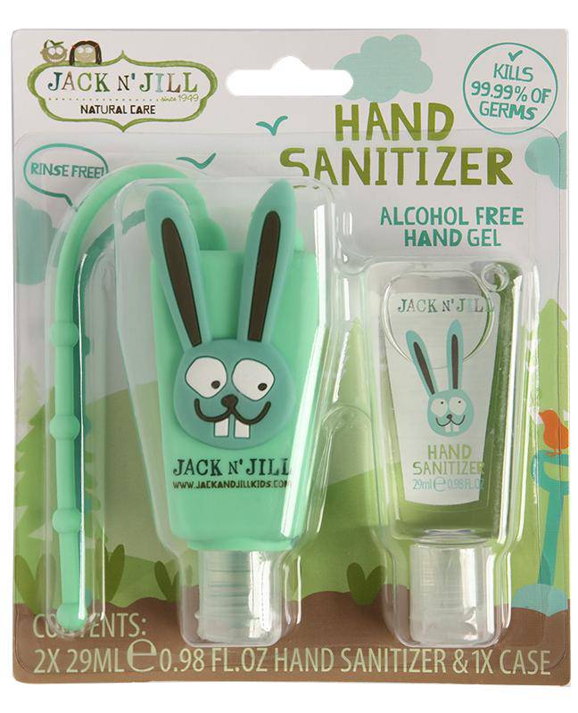 Hand Sanitiser - Bunny 2 Pack 29mL, Alcohol Free - Wellbeing Island - AU