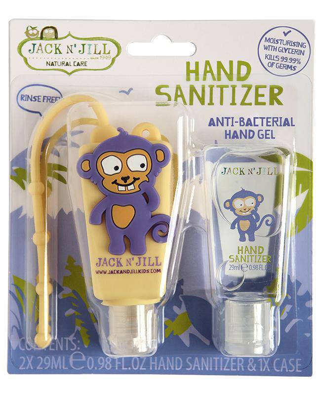 Hand Sanitiser - Monkey 2 Pack 29mL, Ethanol - Wellbeing Island - AU